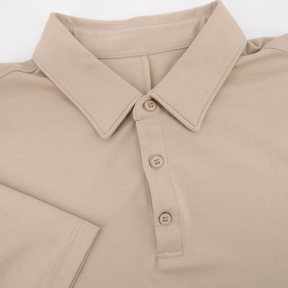 NEW Jack Archer Performance Short Sleeve Polo Shirt Tan Short Sleeve Mens Medium